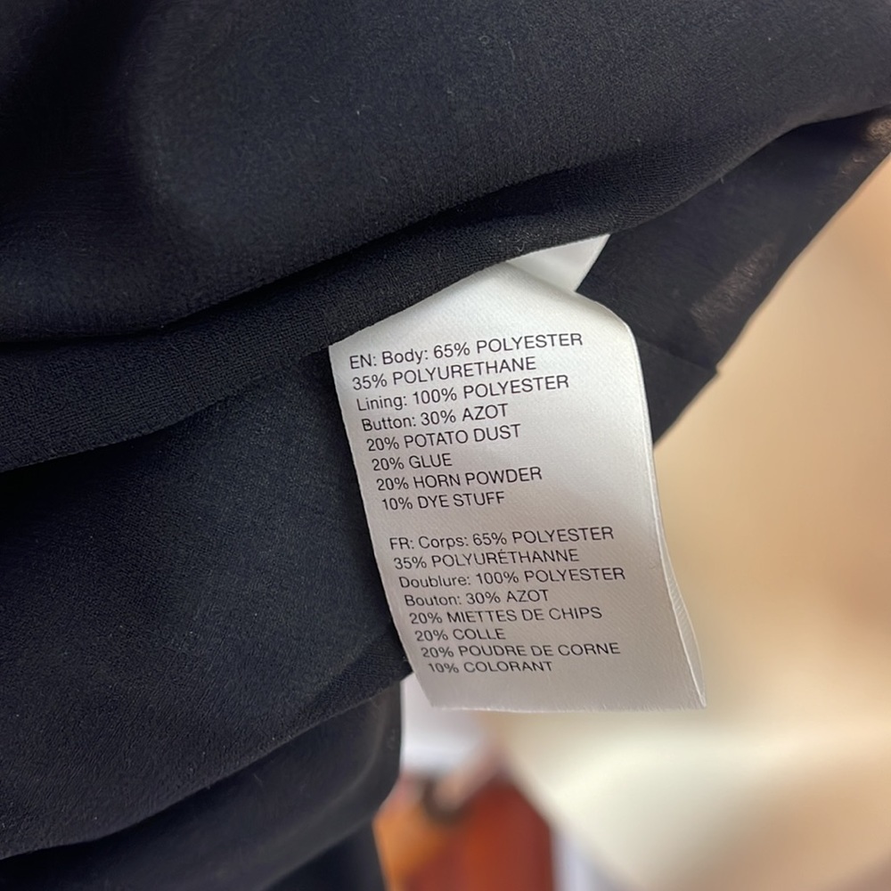 NANUSHKA “Berto” Vegan‎ Leather Collared Button-down Shirtdress in Black - Picture 15 of 15
